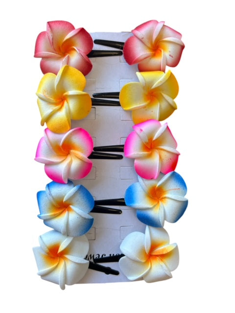 frangipani Slide Clips Small