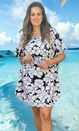 Chloe Kaftan - Magnolia Print