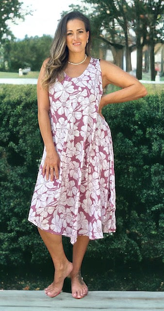 Katrina Dress - Magnolia Print